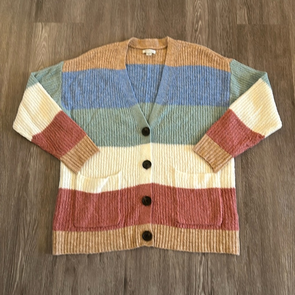 American eagle striped cardigan